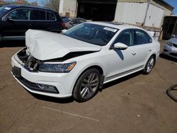 Salvage cars for sale from Copart New Britain, CT: 2017 Volkswagen Passat SEL Premium