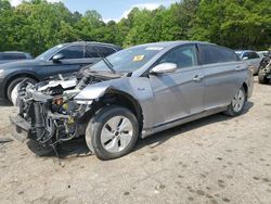 Salvage cars for sale at Austell, GA auction: 2015 Hyundai Sonata Hybrid