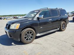 Salvage cars for sale at Grand Prairie, TX auction: 2006 Nissan Armada SE