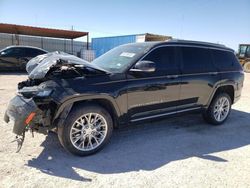 Salvage cars for sale from Copart Andrews, TX: 2021 Jeep Grand Cherokee L Summit