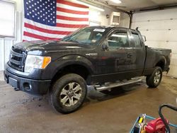 Salvage cars for sale at Lyman, ME auction: 2014 Ford F150 Super Cab