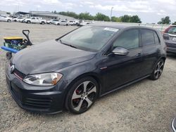 Salvage cars for sale at Sacramento, CA auction: 2015 Volkswagen GTI