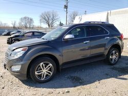 Chevrolet Equinox Premier salvage cars for sale: 2017 Chevrolet Equinox Premier