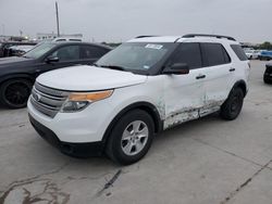 Vehiculos salvage en venta de Copart Grand Prairie, TX: 2013 Ford Explorer