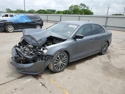 Salvage cars for sale from Copart Wilmer, TX: 2016 Volkswagen Jetta Sport