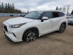 Salvage cars for sale from Copart Ontario Auction, ON: 2020 Toyota Highlander XLE