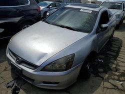 Salvage cars for sale at Martinez, CA auction: 2007 Honda Accord EX