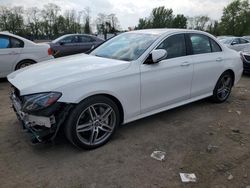 Salvage cars for sale from Copart Baltimore, MD: 2017 Mercedes-Benz E 300 4matic