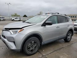 Salvage cars for sale at Littleton, CO auction: 2017 Toyota Rav4 LE