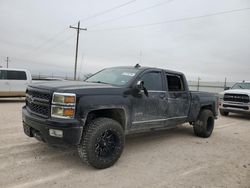 Salvage trucks for sale at Andrews, TX auction: 2015 Chevrolet Silverado K1500 LTZ