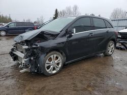 Salvage cars for sale from Copart Bowmanville, ON: 2015 Mercedes-Benz B 250 4matic