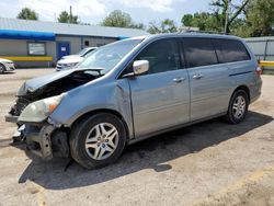 Salvage cars for sale at Wichita, KS auction: 2007 Honda Odyssey EXL
