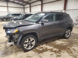 Jeep Compass salvage cars for sale: 2020 Jeep Compass Limited