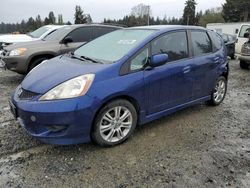 Salvage cars for sale at Graham, WA auction: 2009 Honda FIT Sport