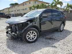 Salvage cars for sale from Copart Opa Locka, FL: 2019 Chevrolet Equinox LS