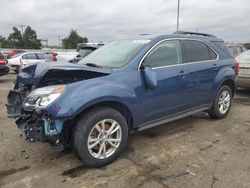 Chevrolet Equinox LT salvage cars for sale: 2017 Chevrolet Equinox LT