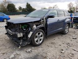 Salvage cars for sale at Madisonville, TN auction: 2018 Toyota Highlander Limited