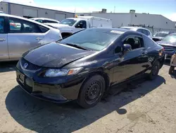 Salvage cars for sale at Vallejo, CA auction: 2013 Honda Civic LX