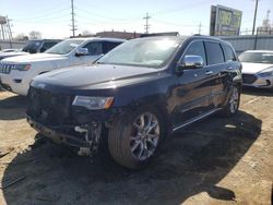 Salvage cars for sale at Chicago Heights, IL auction: 2014 Jeep Grand Cherokee Summit
