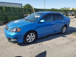 Toyota Corolla salvage cars for sale: 2008 Toyota Corolla CE