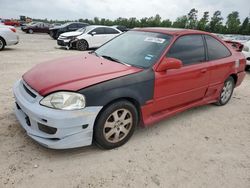 Salvage cars for sale from Copart Houston, TX: 2000 Honda Civic EX