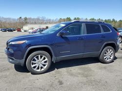Salvage cars for sale at Exeter, RI auction: 2014 Jeep Cherokee Limited