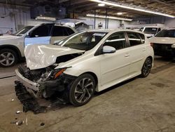 Toyota Corolla im salvage cars for sale: 2017 Toyota Corolla IM