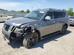 Salvage cars for sale at Lumberton, NC auction: 2018 Nissan Armada Platinum