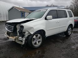 Salvage cars for sale from Copart East Granby, CT: 2013 Honda Pilot EXL