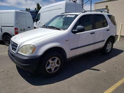 Salvage cars for sale from Copart Hayward, CA: 1999 Mercedes-Benz ML 320