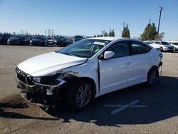 Salvage cars for sale from Copart Rancho Cucamonga, CA: 2017 Hyundai Elantra SE