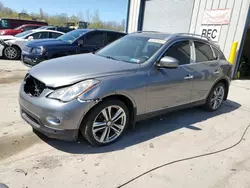Salvage cars for sale at Duryea, PA auction: 2011 Infiniti EX35 Base