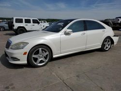 Salvage cars for sale at Grand Prairie, TX auction: 2010 Mercedes-Benz S 550