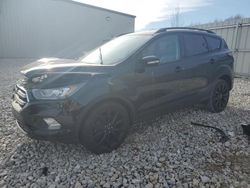 Salvage cars for sale at Wayland, MI auction: 2017 Ford Escape Titanium