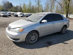 Salvage cars for sale from Copart Portland, OR: 2008 Toyota Corolla CE