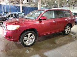 Toyota Highlander salvage cars for sale: 2008 Toyota Highlander Limited