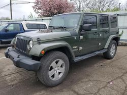 Jeep salvage cars for sale: 2007 Jeep Wrangler Sahara