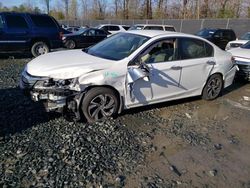 Honda Accord LX Vehiculos salvage en venta: 2017 Honda Accord LX