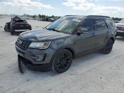 Salvage cars for sale from Copart Arcadia, FL: 2017 Ford Explorer XLT