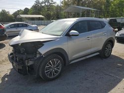 Salvage cars for sale at Savannah, GA auction: 2020 Hyundai Tucson Limited