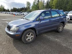 Salvage cars for sale from Copart Graham, WA: 2000 Lexus RX 300