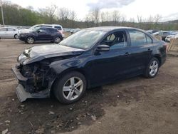 Salvage cars for sale at Marlboro, NY auction: 2012 Volkswagen Jetta TDI