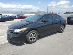 Salvage cars for sale from Copart Sun Valley, CA: 2012 Honda Civic LX