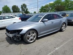 Salvage cars for sale from Copart Moraine, OH: 2016 Audi A6 Premium Plus