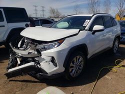 Salvage cars for sale from Copart Elgin, IL: 2019 Toyota Rav4 XLE Premium