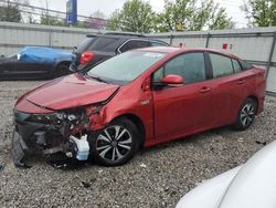 Toyota Prius salvage cars for sale: 2017 Toyota Prius Prime