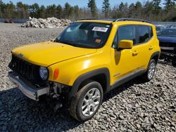 Salvage cars for sale at Windham, ME auction: 2018 Jeep Renegade Latitude