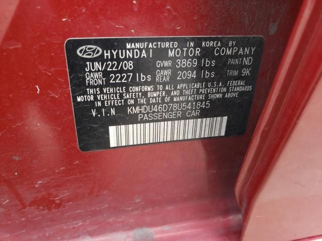 2008 Hyundai Elantra GLS