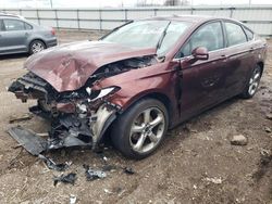 Salvage cars for sale at Elgin, IL auction: 2015 Ford Fusion SE