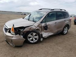 Salvage cars for sale from Copart Greenwood, NE: 2015 Subaru Forester 2.5I Premium
